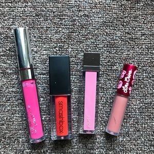set of 4 matte + long wear liquid lipstick